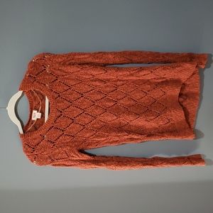 Womens Orange Sweater